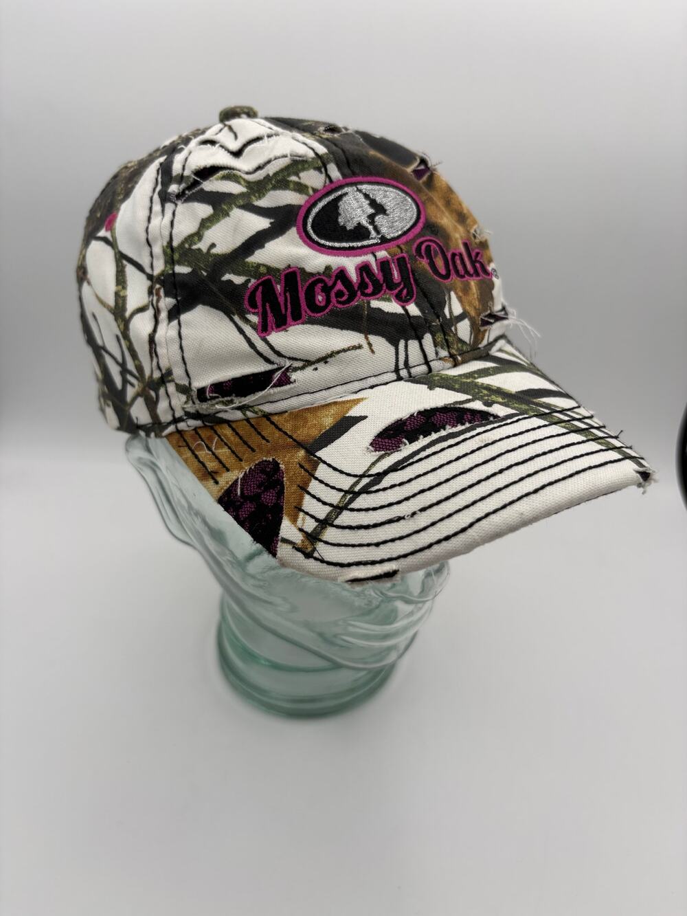 Women’s Mossy Oak Camo Purple Lace Outdoor Baseball Hat OSFM